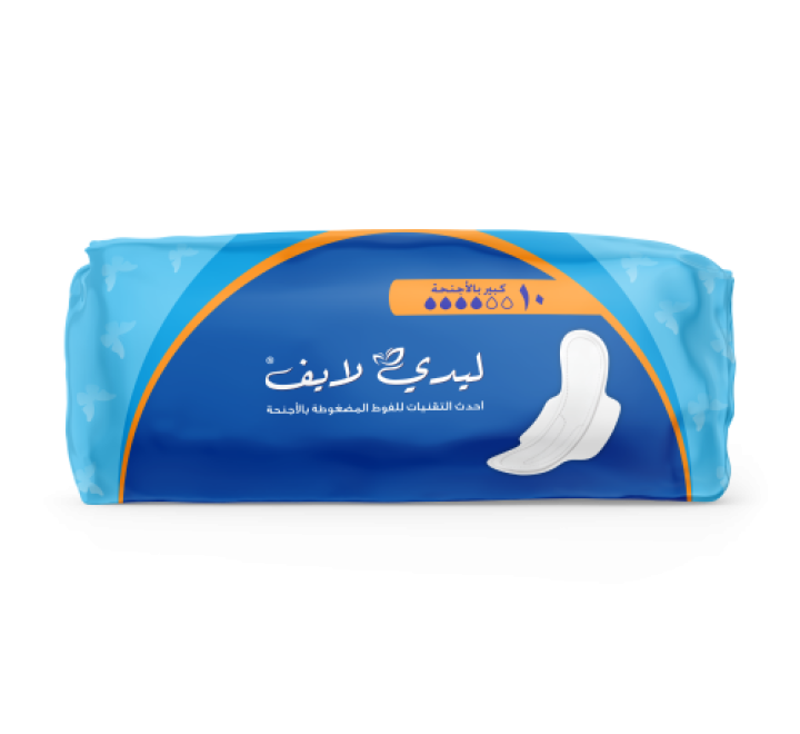 ليدي لايف فوط نسائية عادي 10 فوطة - 3 حبة